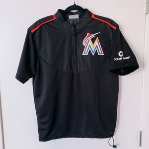 Miami Marlins Jersey short sleeve pull over